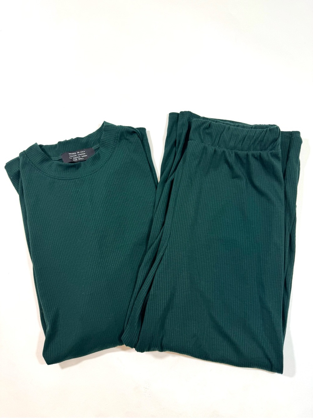Dressed In Lala Lex Ribbed Set Wide Leg Pants - Picture 2 of 14